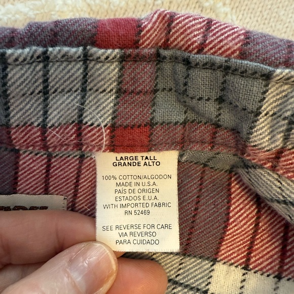 Vintage Ozark Trail Plaid Flannel Size Large Made In The USA Great Condition - Picture 3 of 6